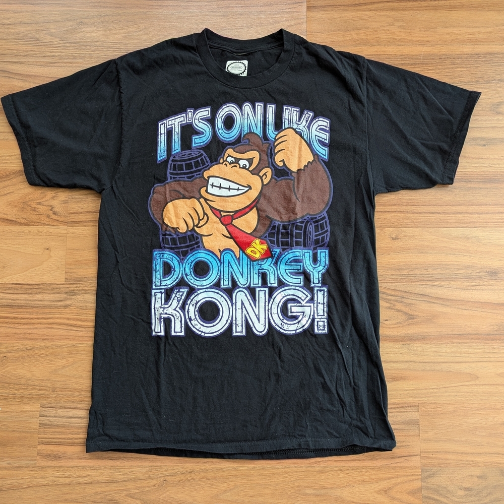 Black Donkey Kong Graphic T-Shirt